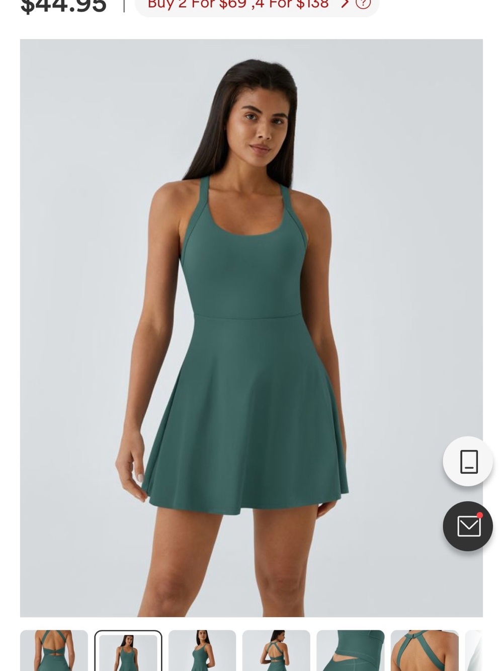 Halara Softlyzero Airy Easy Peezy Dress - Picture 3 of 8